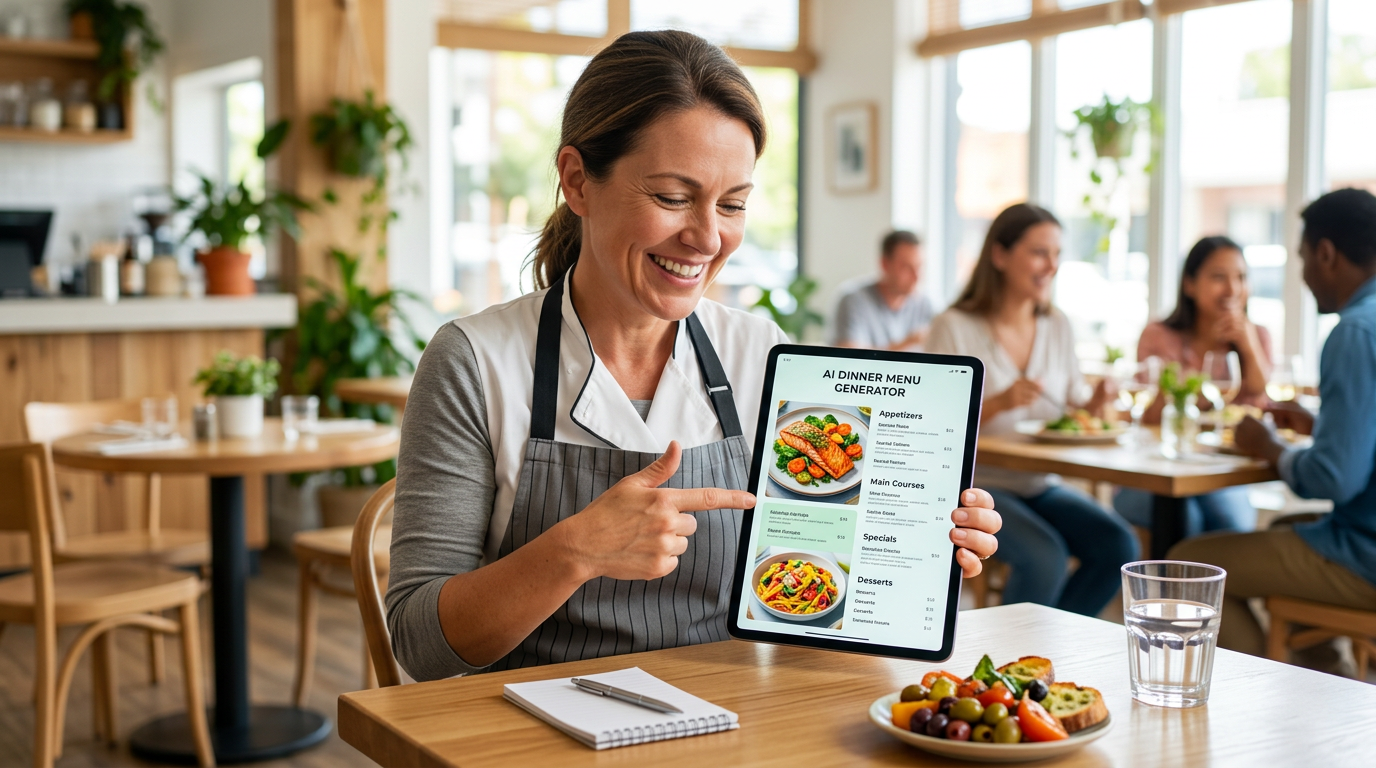 Simplify Your Evening Service with an AI Dinner Menu Generator