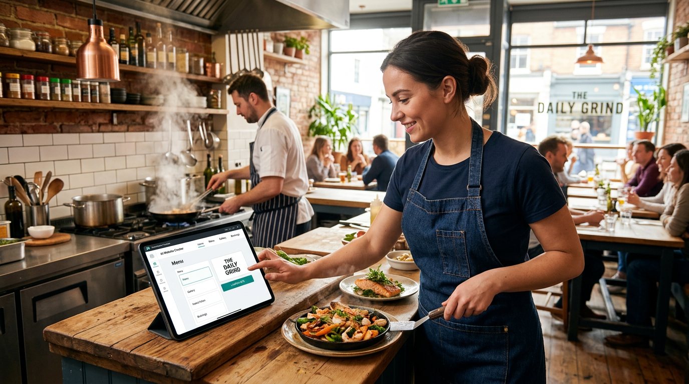How an AI Restaurant Website Creator Saves You Hours of Hard Graft